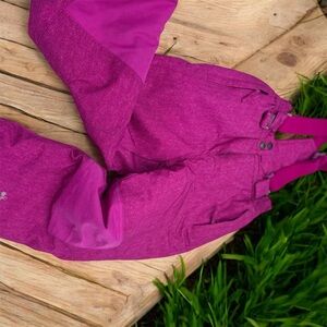 Girls Pink snow pants